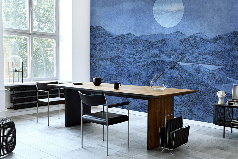 Papier peint montagne Fjord
