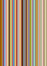 Papier peint rayures contemporaines multicolore