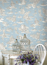 Papier peint Toile de Jouy Moderne