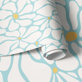 Papier peint panoramique motif fleurs Groovy Daisy