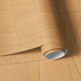 Papier peint panoramique plâtre Plaster Tiles Ocre