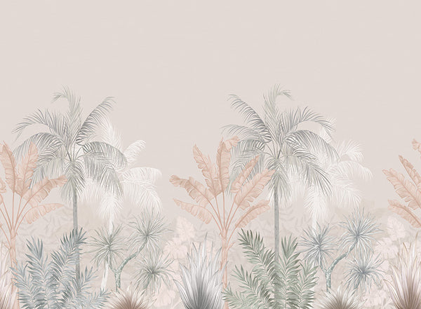 Papier peint Jungle Tropicale Scandinave