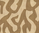 Papier peint panoramique naturel - Sisal et Formes Vernies