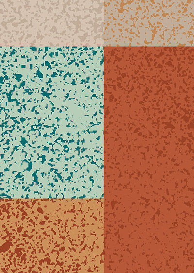 Echantillon papier peint panoramique Grand Géométrique