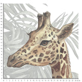 Papier peint panoramique enfant jungle tropicale et animaux - Savana