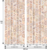 Papier peint géométrique – Kente