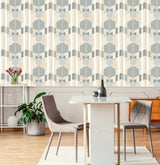 Papier peint panoramique Marqueterie de Rayures