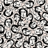 Papier peint Visage Abstrait