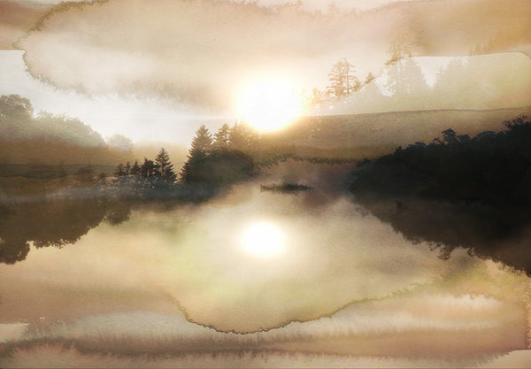 Papier peint paysage Aurore