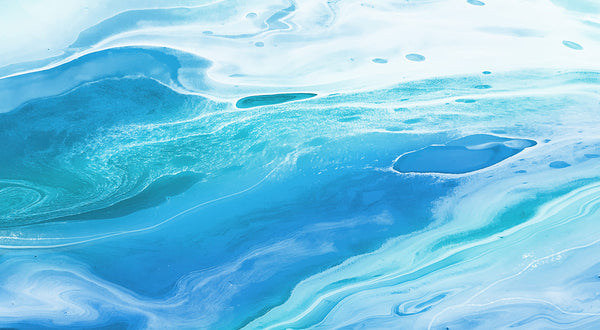Papier peint panoramique vagues abstraites Onde