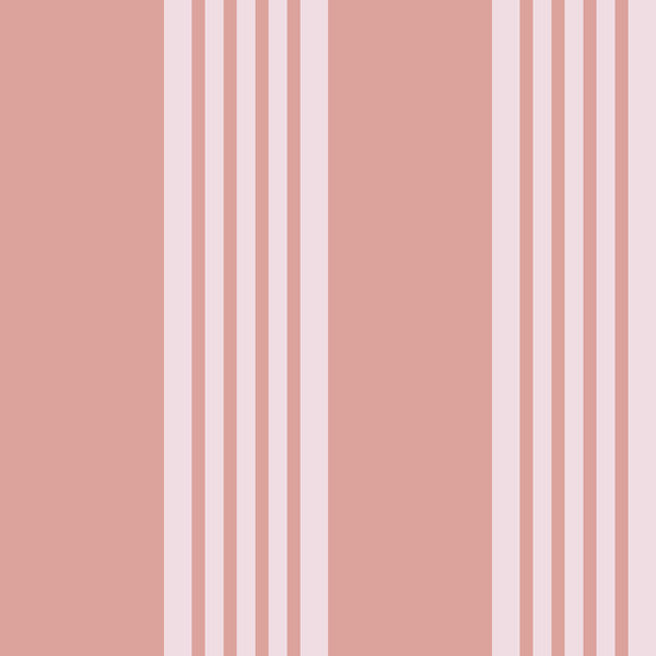 Papier peint Rayures Caroline Rose