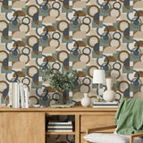 Papier peint géométrique Hasard