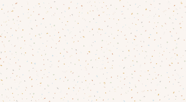 Papier peint formes découpées Crème