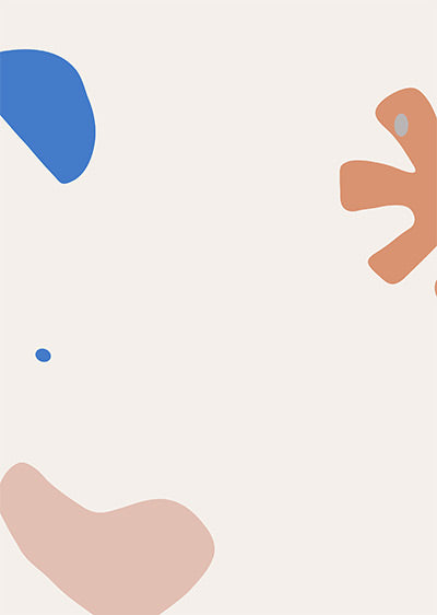 Echantillon papier peint formes découpées Crème