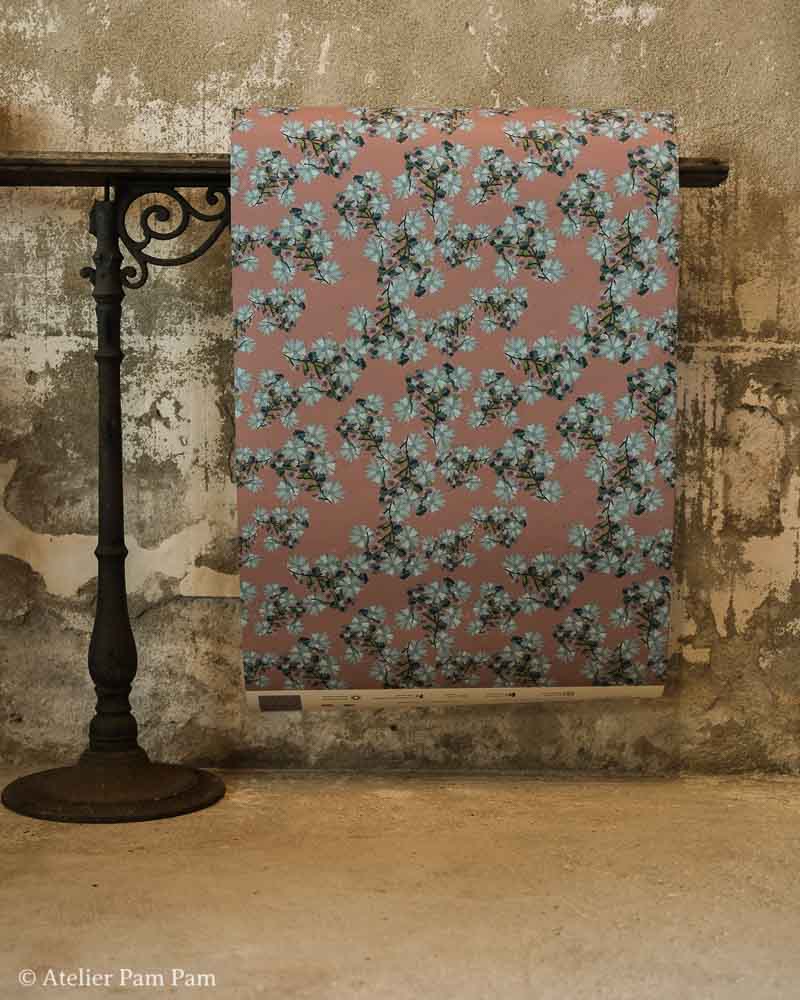 Papier peint floral - Carvi