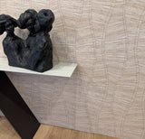 Papier peint panoramique naturel - Ondulations Verticales Raphia