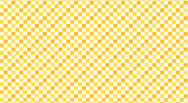 Papier peint panoramique Damier Pinceau Jaune Soleil