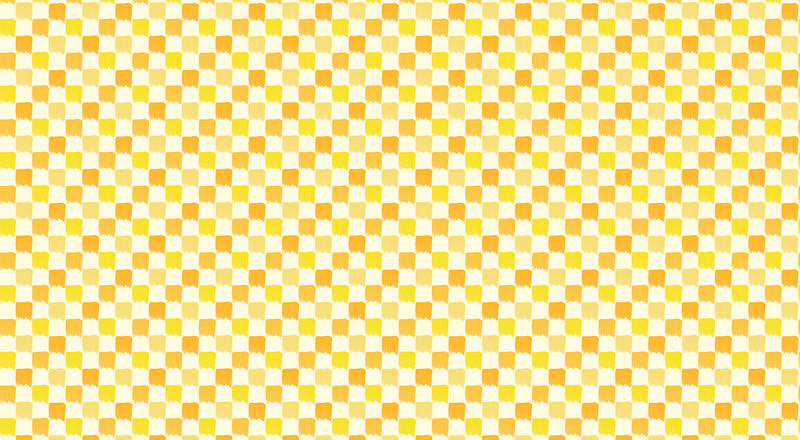 Papier peint panoramique Damier Pinceau Jaune Soleil