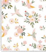 PAPIER PEINT ENFANT - FLYING SYMPHONY / WHITE