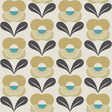 Papier peint année 70 Flowers