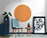 Papier Peint Adhésif Cercle - Moutarde