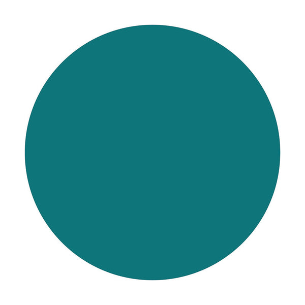 Papier Peint Adhésif Cercle - Bleu Canard