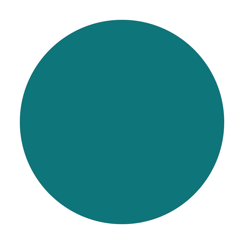 Papier Peint Adhésif Cercle - Bleu Canard