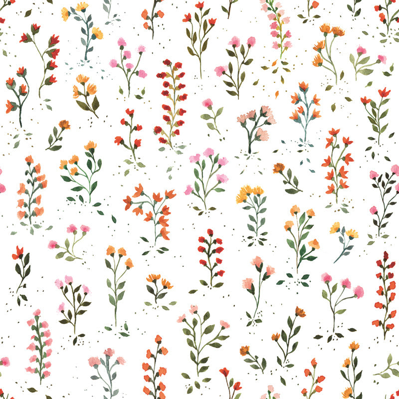 Papier peint floral – Fleurs Bucoliques