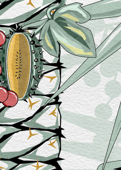 Echantillon Papier peint Las Palmas - Céladon light