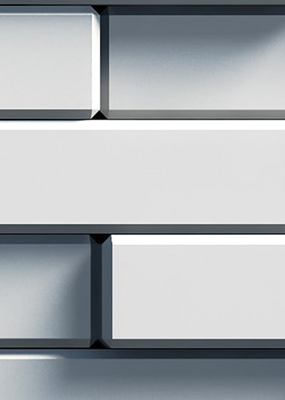 Echantillon papier peint mur de briques effet 3D