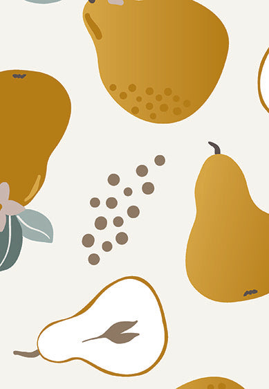 Echantillon Papier peint nature - Pretty Pears