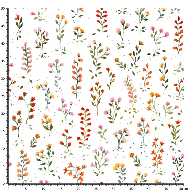 Papier peint floral – Fleurs Bucoliques