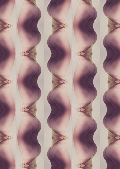 Echantillon Papier peint Ondulation Coquine
