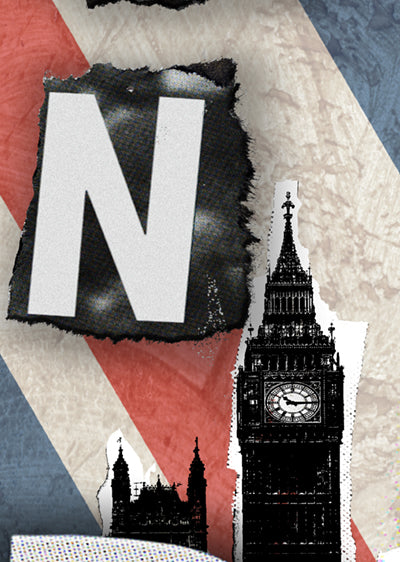 Echantillon papier peint Londres Underground