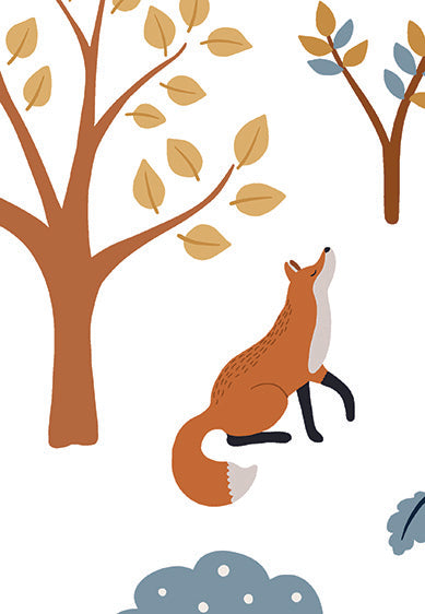 Echantillon Papier peint animaux - Forest Living - fox