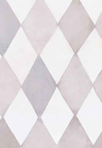 Echantillon Papier peint géométrique - Harlequin - grey