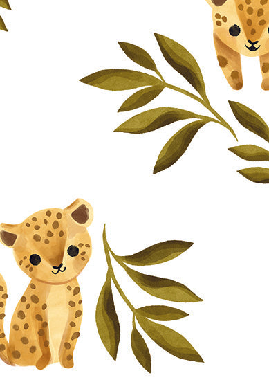 Echantillon Papier peint animaux - Agile Cheetah