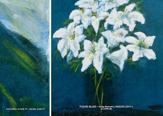 Echantillon Fleurs Blues