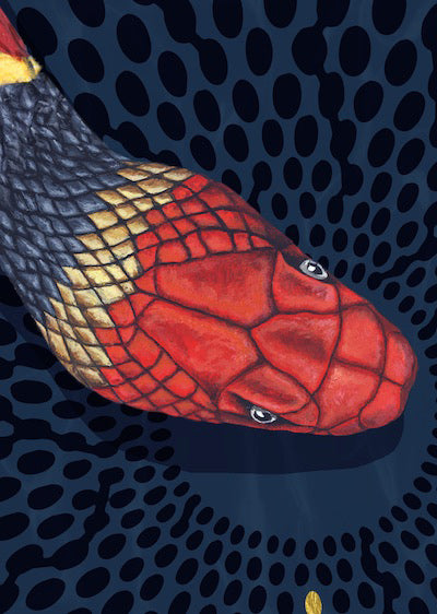 Echantillon Papier peint Snake