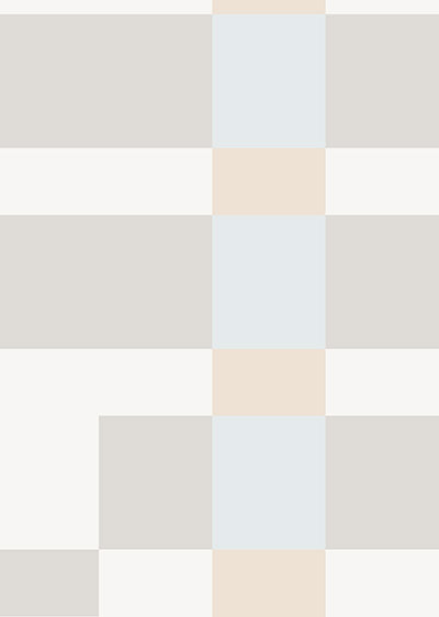 Echantillon papier peint panoramique Partition de Rayures - Neutral