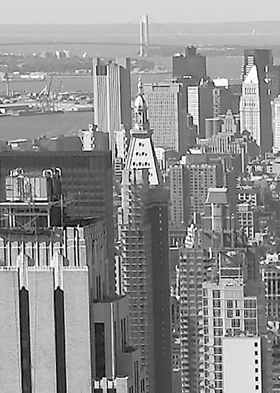 Echantillon papier peint New York Panorama de Manhattan