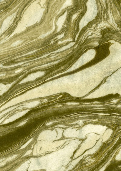 Echantillon Papier peint Lokta Green Indus