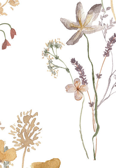 Echantillon Papier peint fleurs - Botany Love