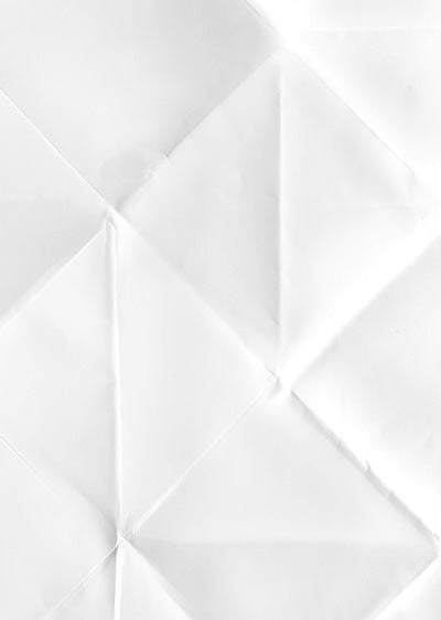 Echantillon Papier peint Origami Blanc