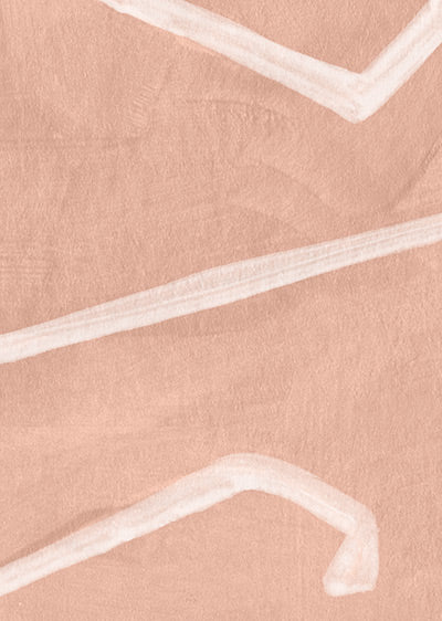 Echantillon papier peint graphique - Ekidea Rose Poudré