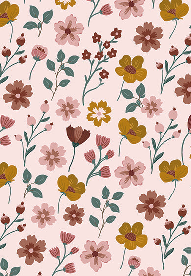 Echantillon Papier peint fleurs - Tiny Flowers