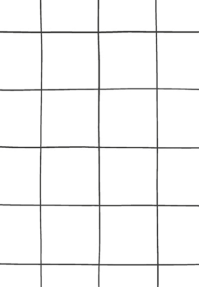 Echantillon Papier peint Grille blanc