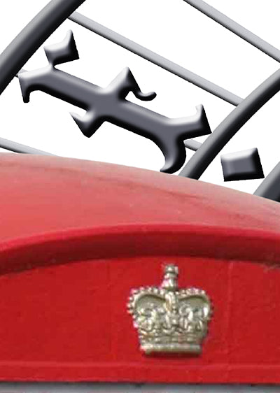 Echantillon papier peint Londres O'clock