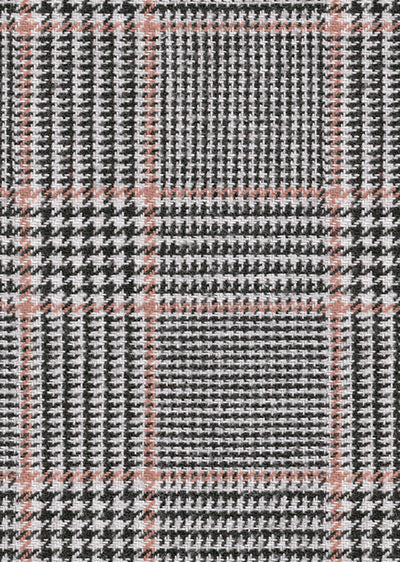 Echantillon Papier peint tartan – Prince de Galles - Rose
