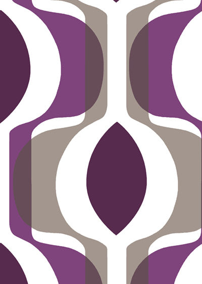 Echantillon papier peint 70's Chroma